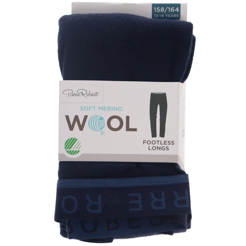 Merinovillapitkikset lapset, koko 158-164 navy - 52% alennus