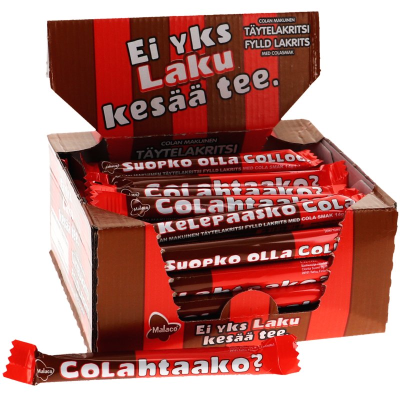 Lakritsipatukat Colacola 50kpl - 46% alennus