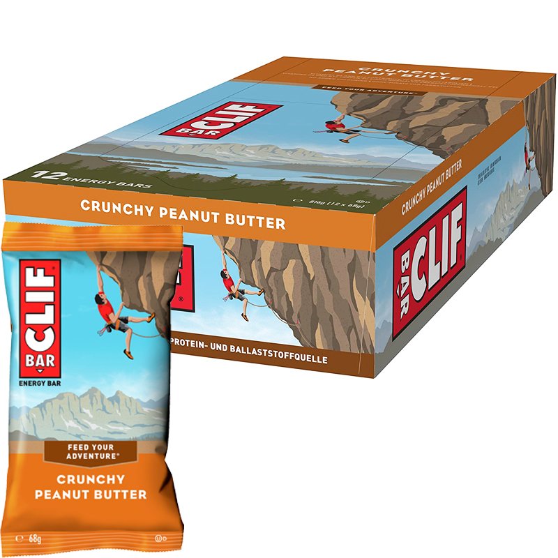 Energiapatukat Crunchy Peanut Butter 12kpl - 32% alennus
