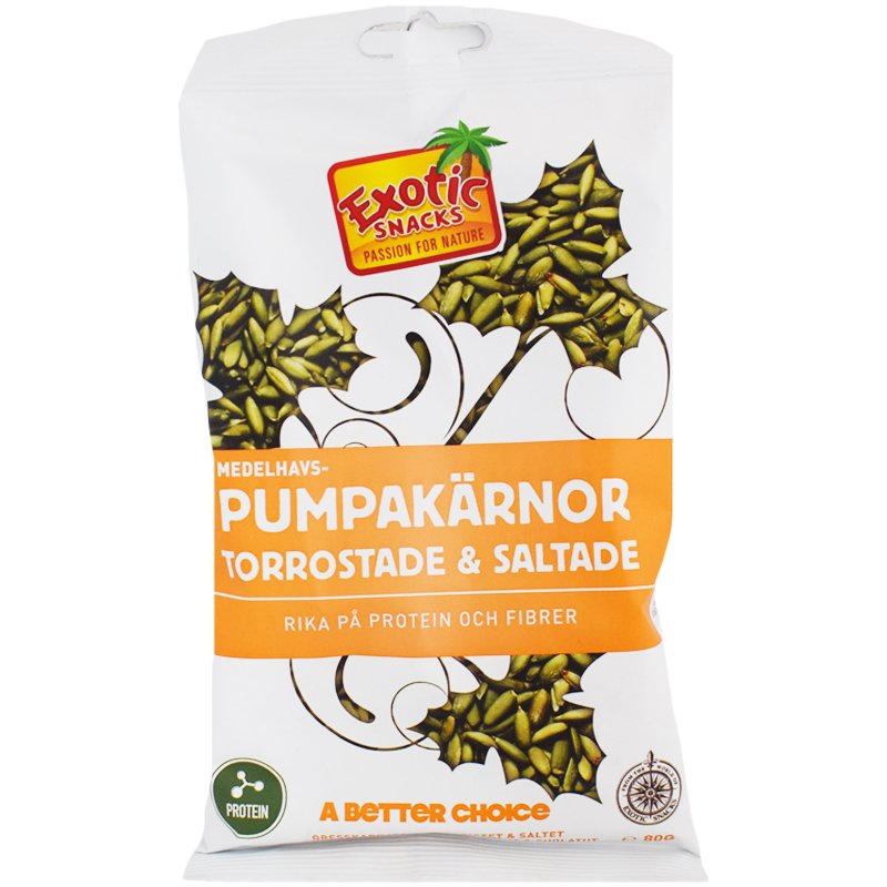 Kurpitsansiemenet 80g - 45% alennus