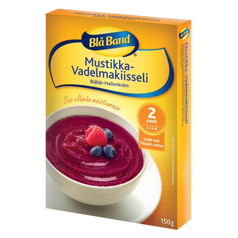 Mustikka- & Vadelmakiisseli 2 x 3 dl - 35% alennus