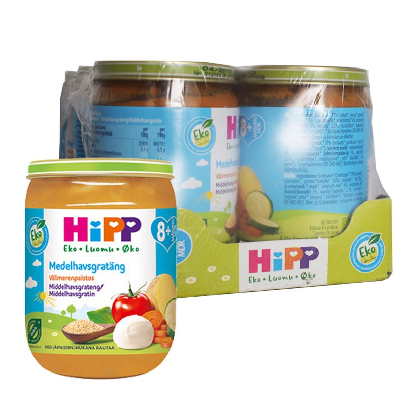 Luomu Lastenruokaa Välimerenpaistos 6kpl - 33% alennus