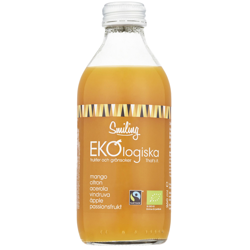 Mehu Acerola, Passionhedelmä ja Mango 260 ml - 33% alennus