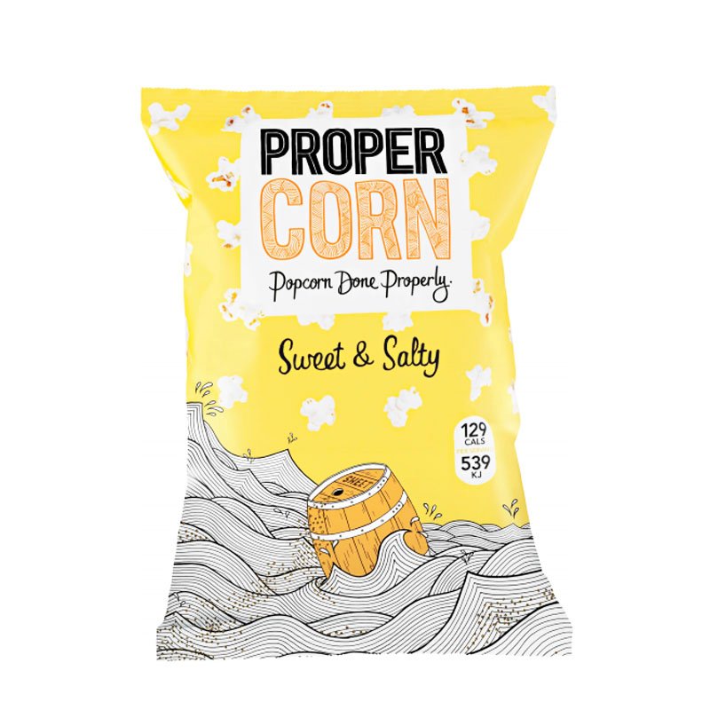 Popcorn "Sweet & Salty" 90 g - 81% alennus
