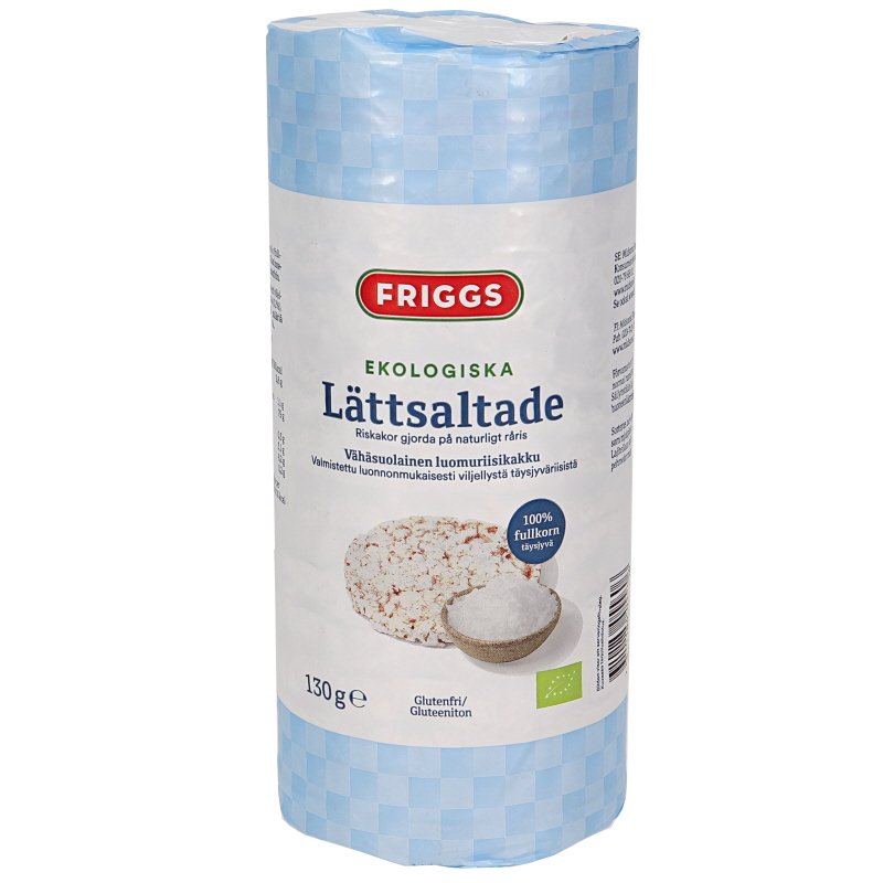 Luomu Riisikakut Vähäsuolainen - 20% alennus