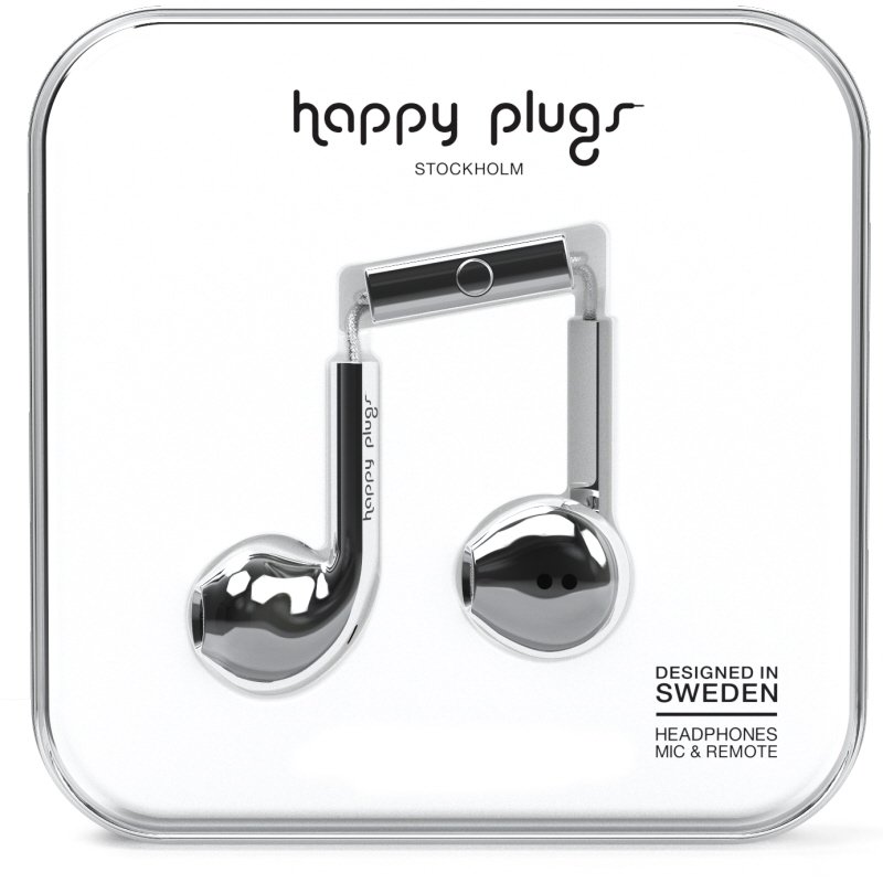 Langalliset Nappikuulokkeet Silver - 72% alennus