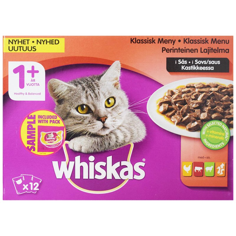 Kissanruoka Lihalajitelma - 24% alennus