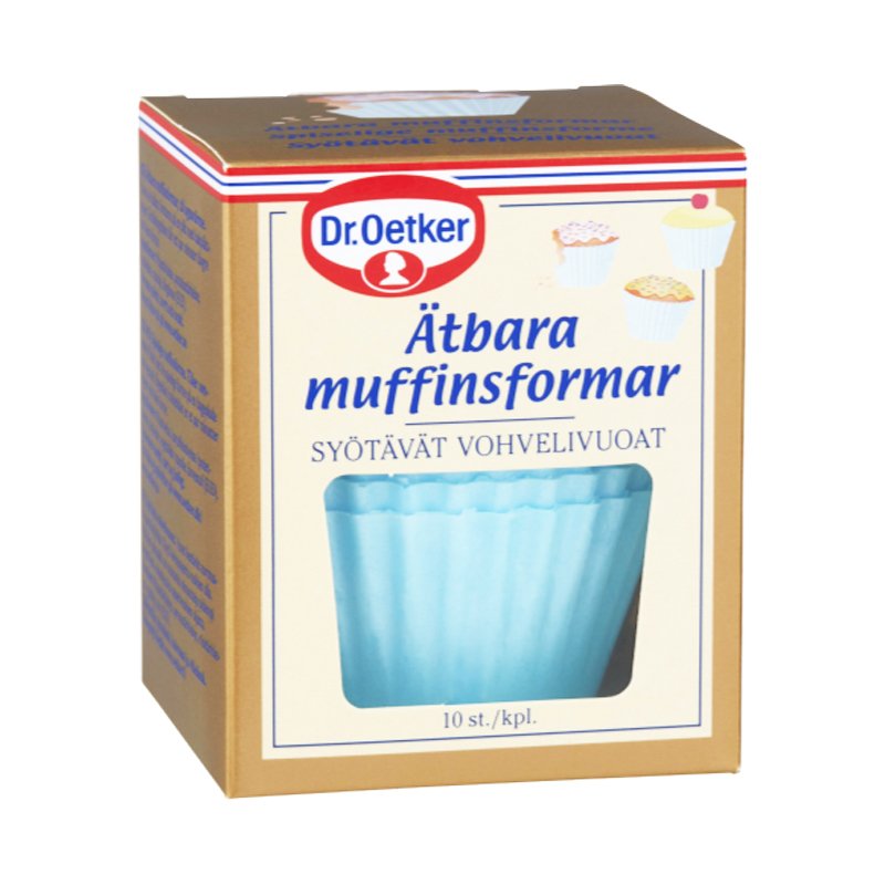 Muffinivuoka, syötävä 10 kpl - 51% alennus