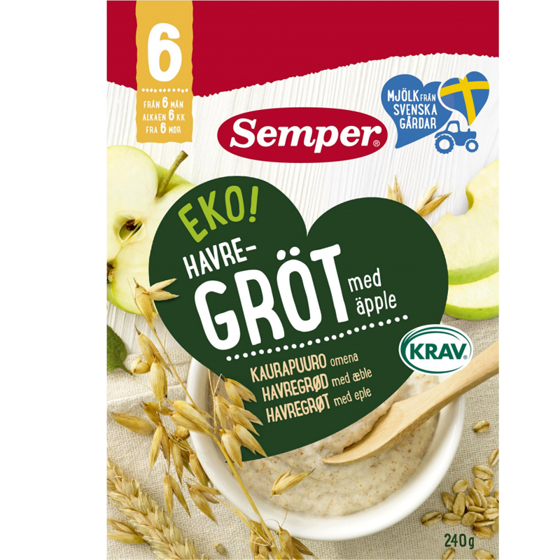 Kaurapuuro, Omena 240g - 47% alennus