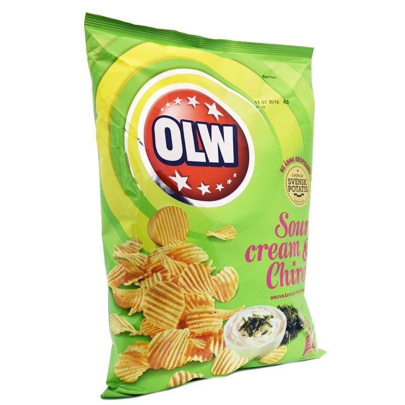 Sipsit Kermaviili & Ruohosipuli - 50% alennus