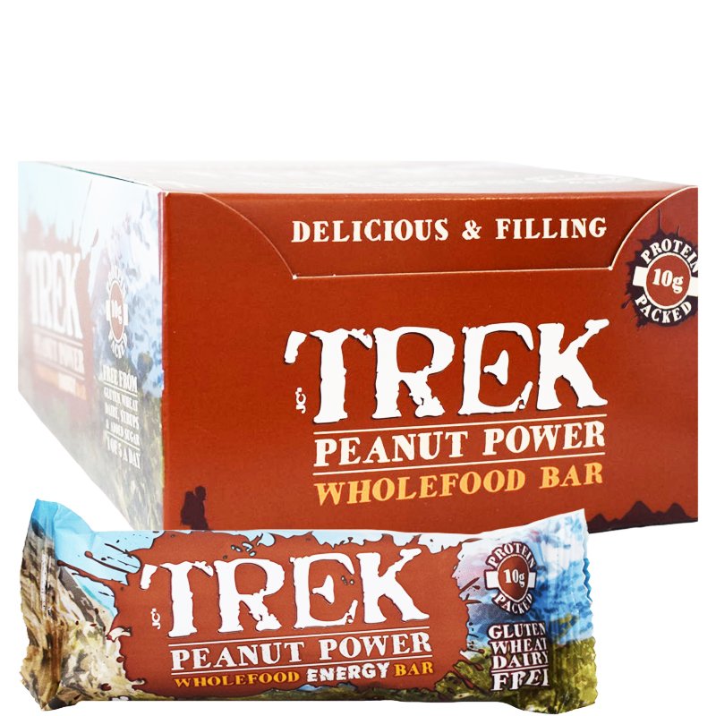 Kokonainen Laatikollinen Proteiinipatukoita "Peanut Power" 16 x 55g - 67% alennus