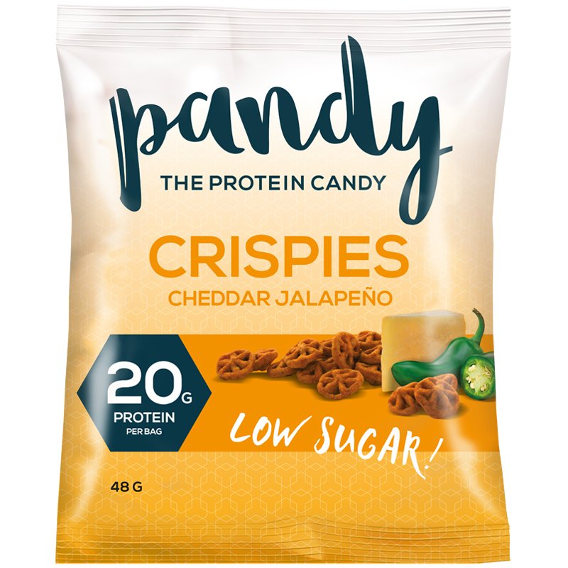 Crispies Cheddar & Jalapeno 48g - 66% alennus