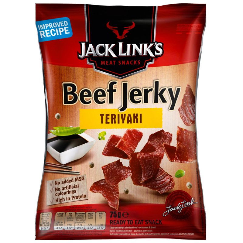 Kuivattu liha, teriyaki 75 g - 33% alennus