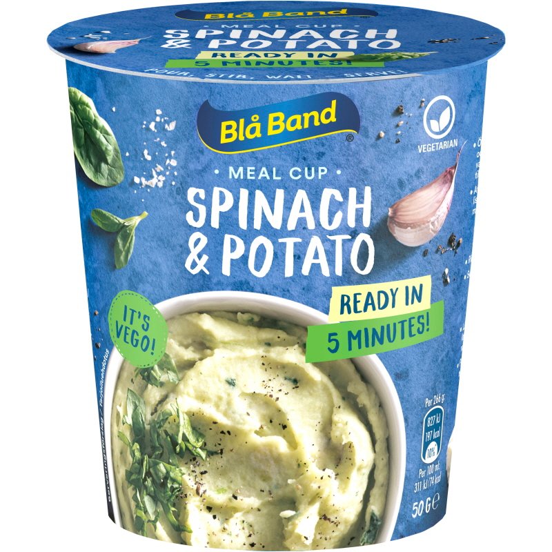 Meal Cup Spinach & Potato - 32% alennus