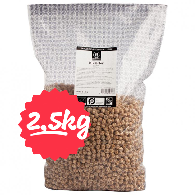 Luomu Kikherneitä 2,5 kg - 30% alennus