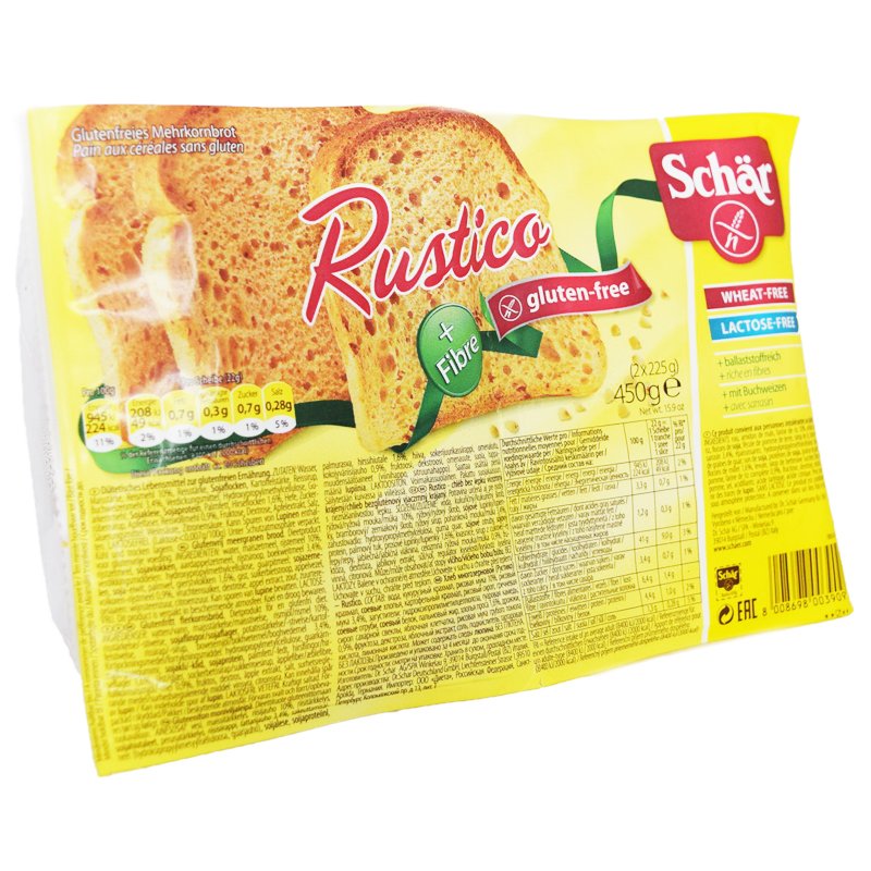Leipä Rustika Gluteeniton 450 g - 40% alennus