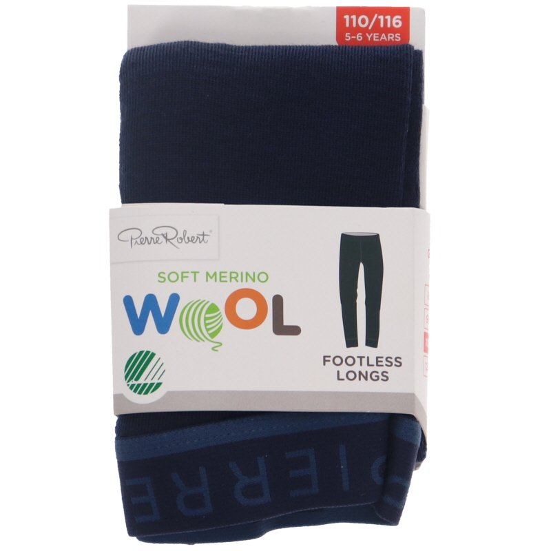 Merinovillapitkikset lapset, koko 110-116 navy - 52% alennus