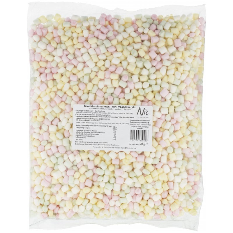 "Mini Marshmallows" Makeisia 500g - 50% alennus