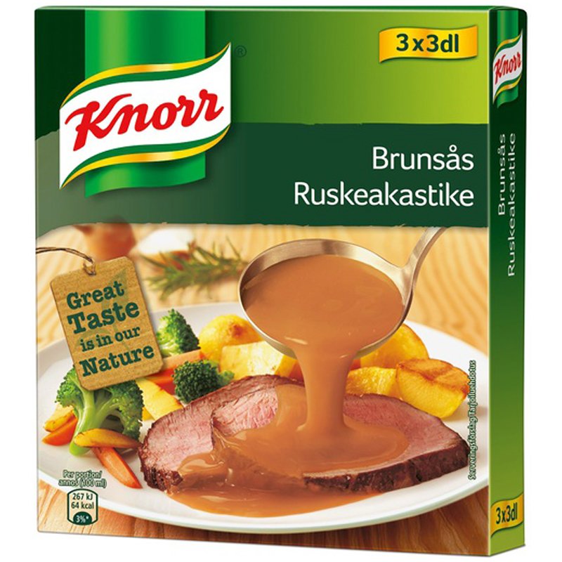 Ruskeakastike 3kpl - 40% alennus