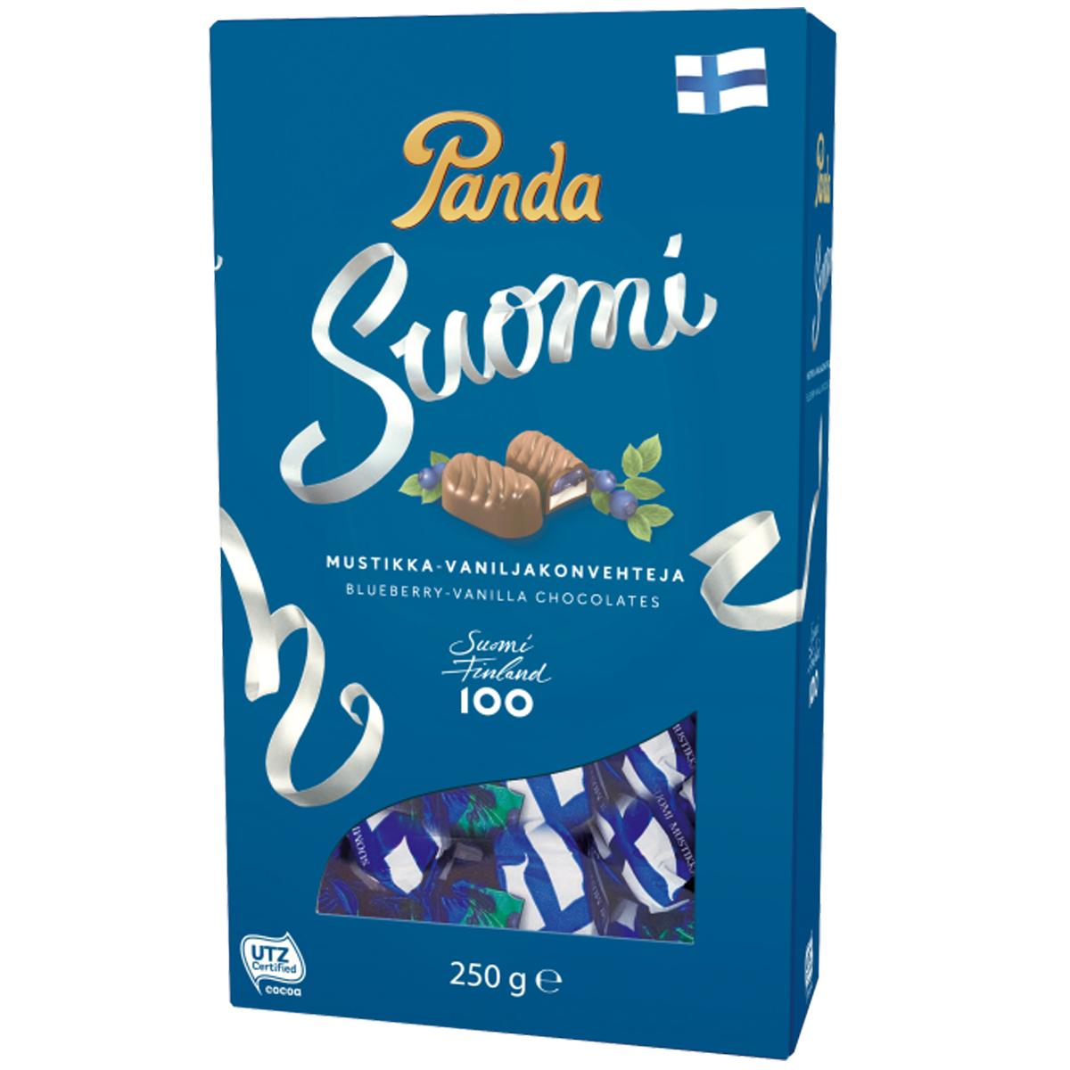 Suklaakonvehteja Mustikka & Vanilja - 31% alennus