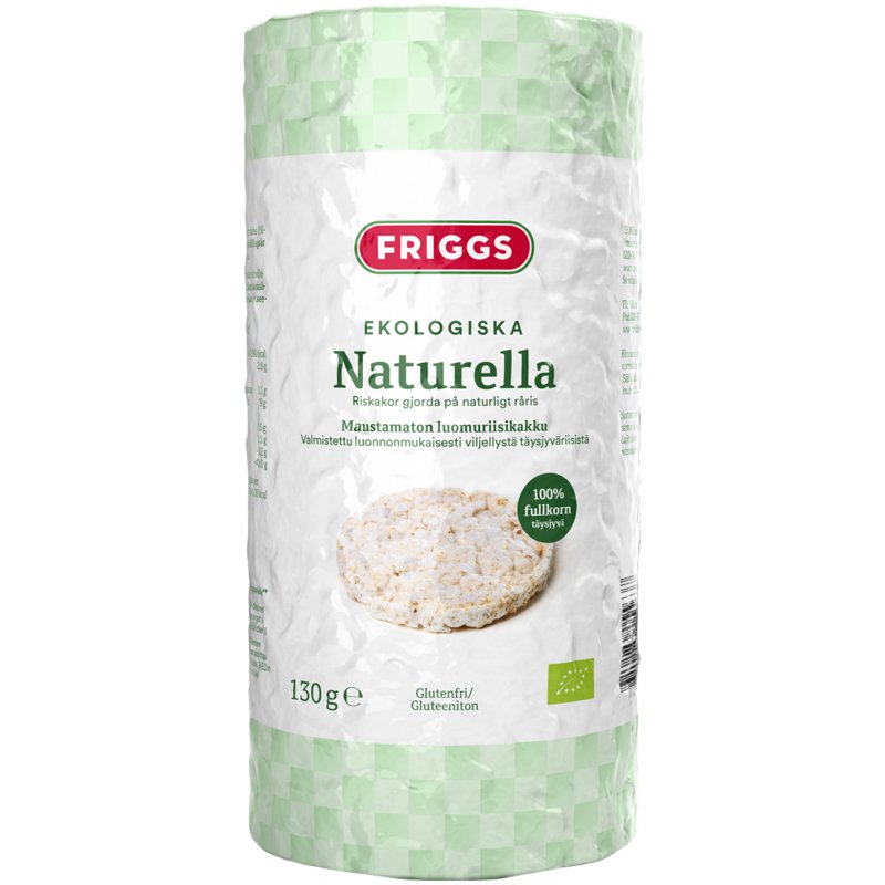 Luomuriisikakut 130g - 20% alennus