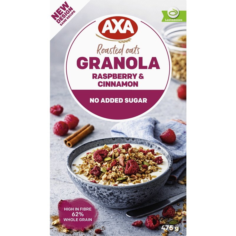 Granola Vadelma & Kaneli - 20% alennus
