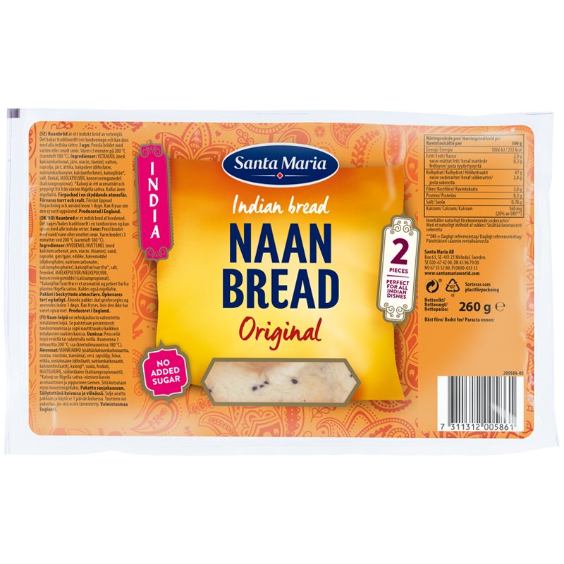 Naan-leipä Original - 16% alennus
