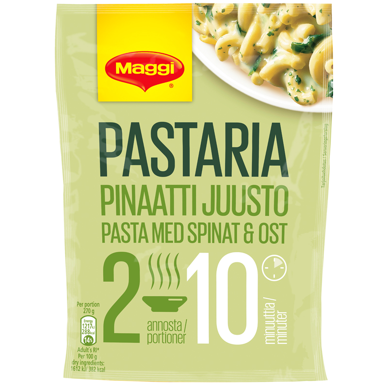 Pastaria "Pinaatti-Juusto" 151g - 36% alennus