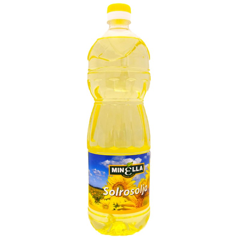 Auringonkukkaöljy 1l - 40% alennus