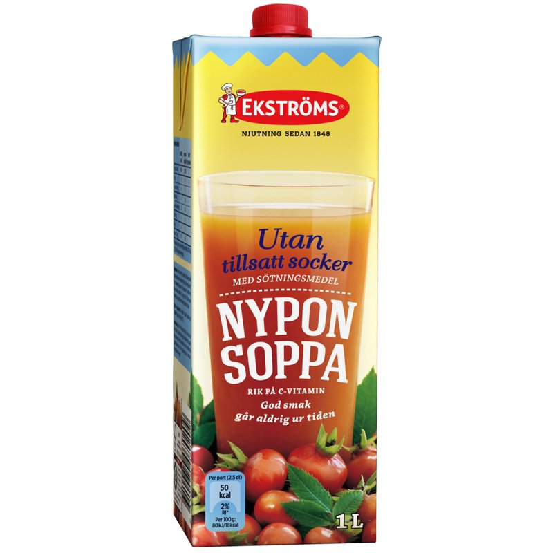 Ruusunmarjakeitto ilman lisättyä sokeria 1L - 40% alennus