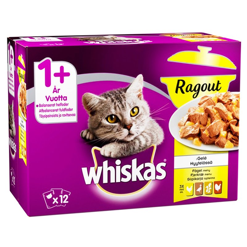 Kissanruoka Siipikarja Lajitelma 12kpl - 24% alennus