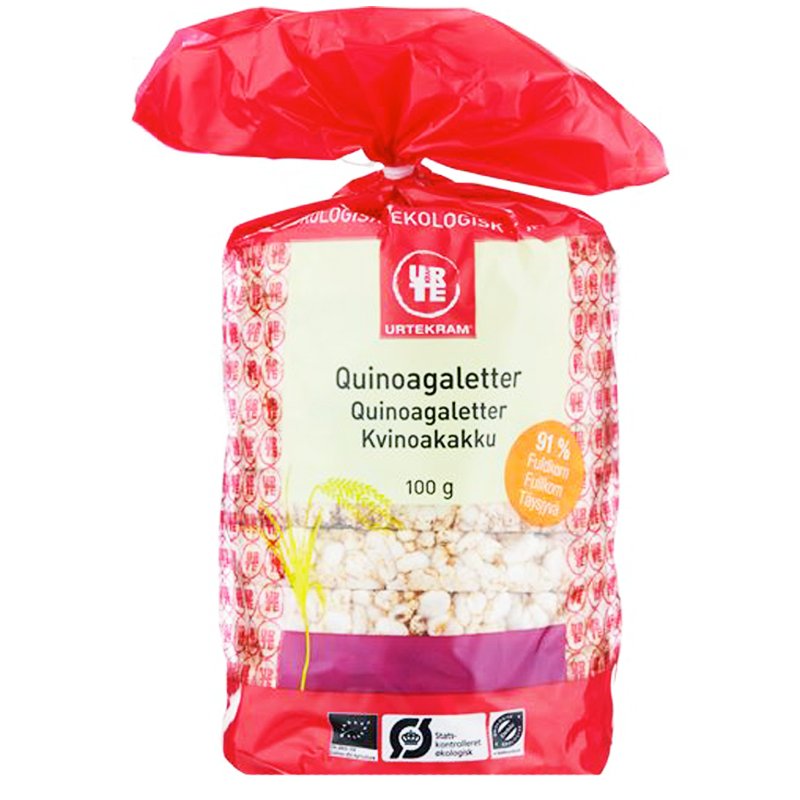 Täysjyväkakut "Quinoa" 100 g - 55% alennus