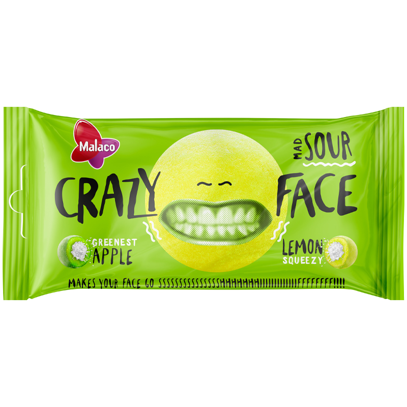 Crazy Face Kirpeä Omena & Sitruuna - 37% alennus
