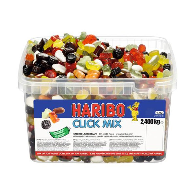 Karkkilaatikko "Click Mix" 2,4kg - 20% alennus