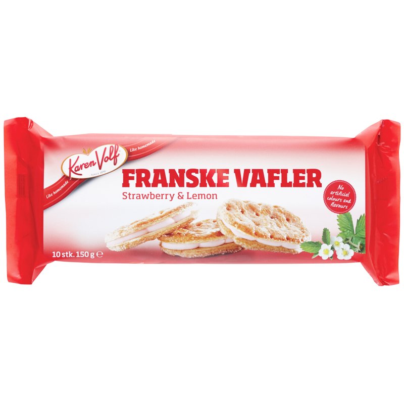 Keksit "Strawberry Lemon" 150 g - 62% alennus