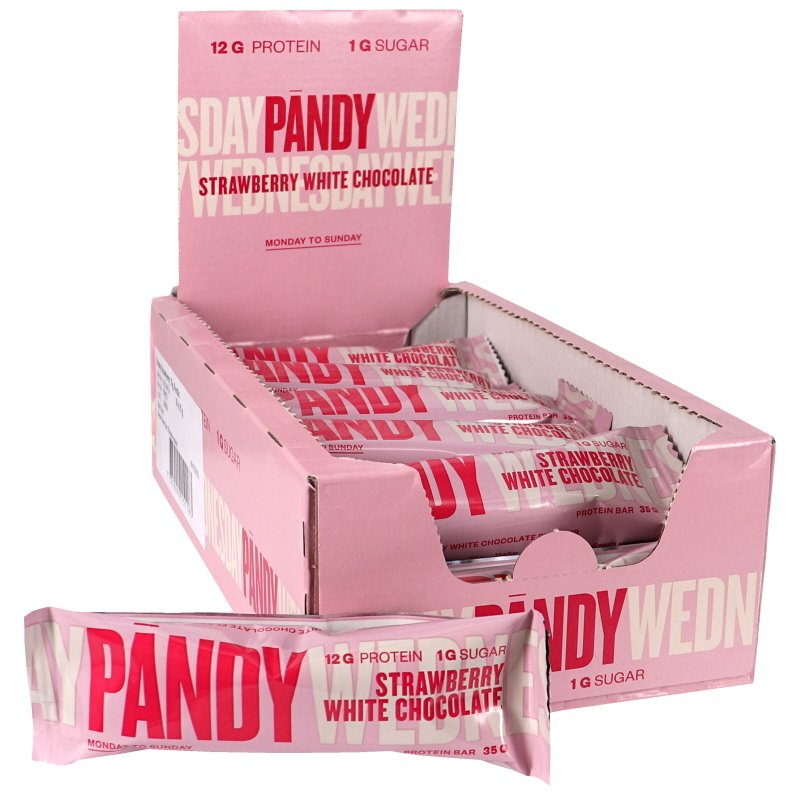 Proteiinipatukat Strawberry White Chocolate 18kpl - 48% alennus