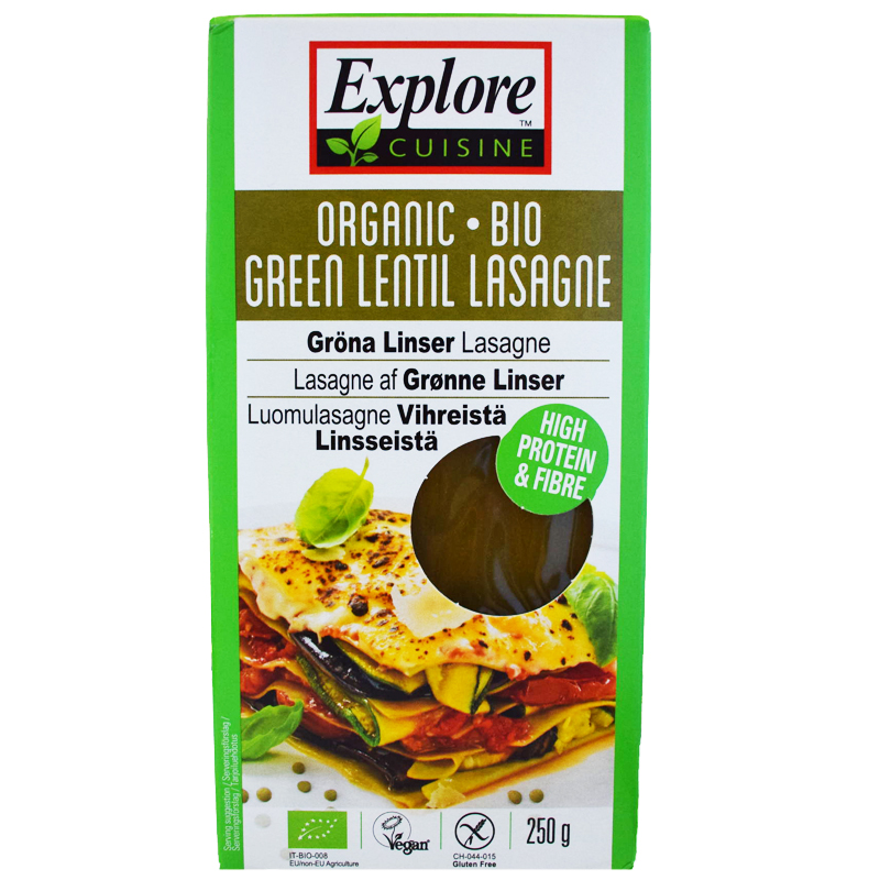 Luomulasagne "Green Lentil" 250g - 34% alennus