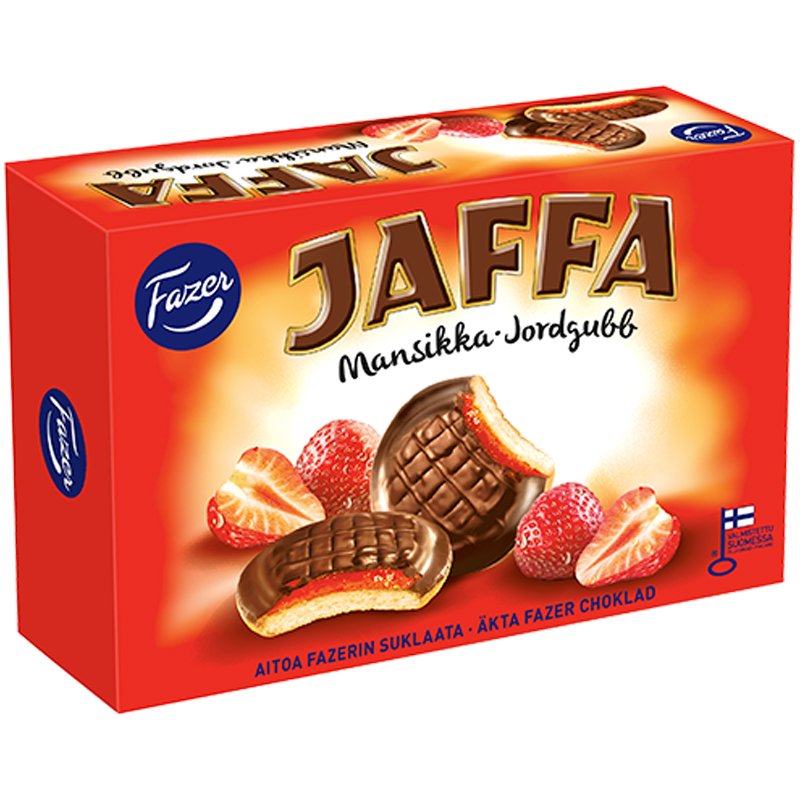Jaffa Mansikka Täytekeksi - 17% alennus