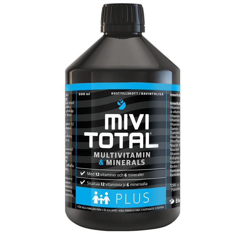 Ravintolisä "Mivitotal Plus" 500 ml - 44% alennus