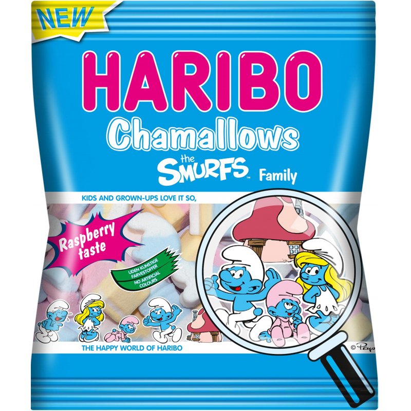 Vaahtokarkit "The Smurfs" 100 g - 34% alennus