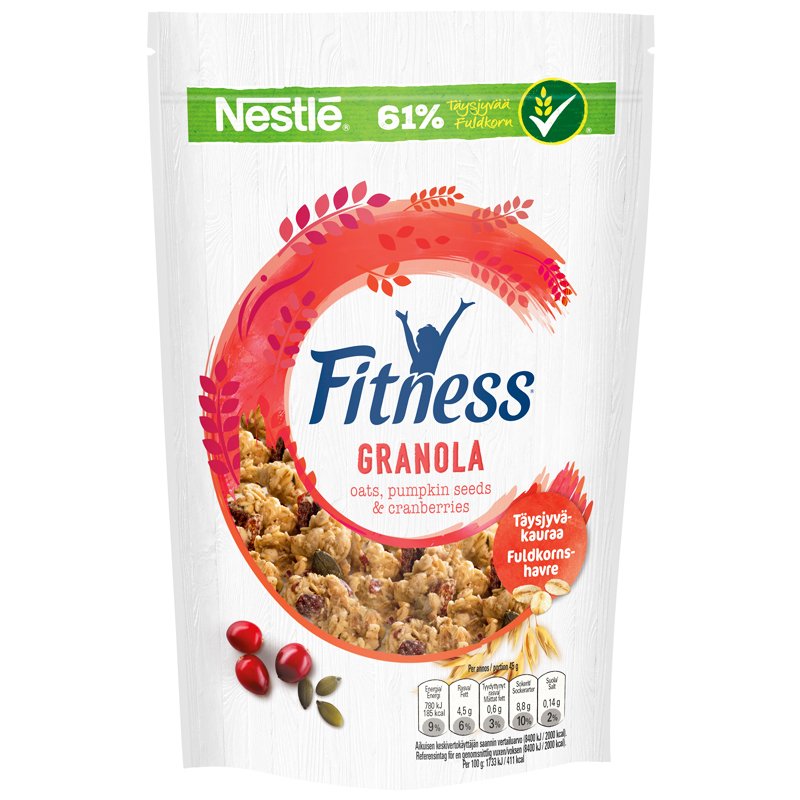 Granola "Oats, Pumpkin Seeds & Cranberries" 300g - 29% alennus