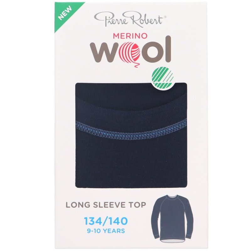 Merinovillapaita Lapset, 134-140 Navy - 65% alennus