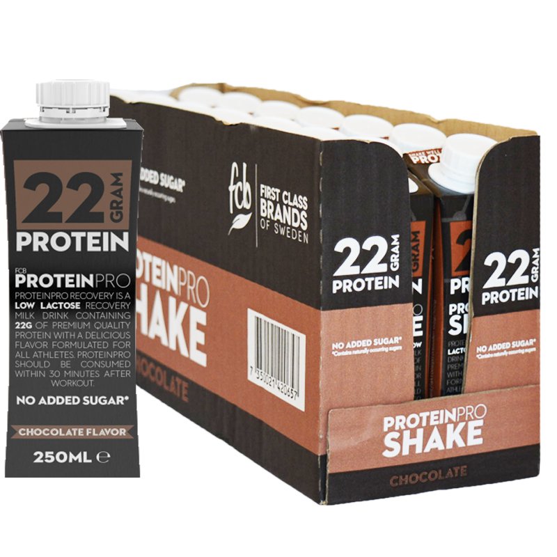 Laatikollinen proteiinipirtelöä "Suklaa" 14 x 250ml - 56% alennus
