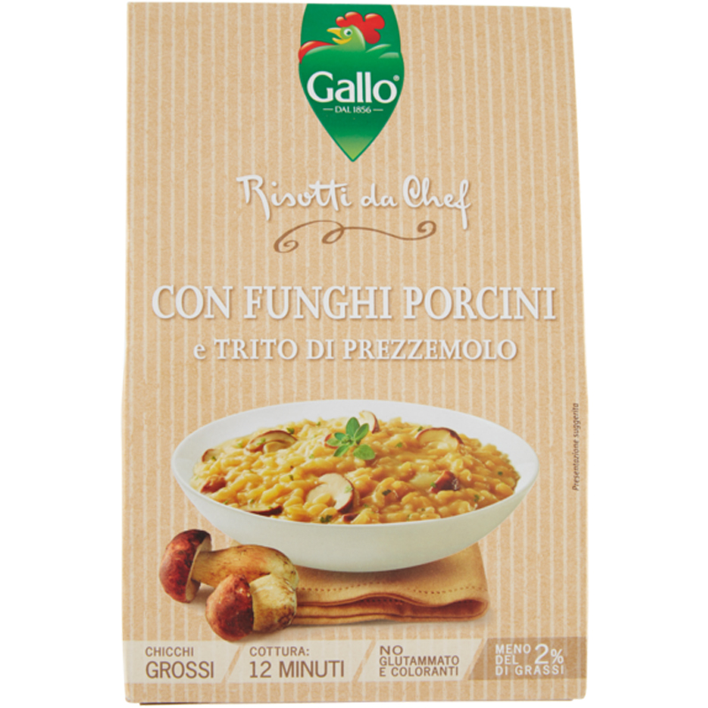 Risotto "Funghi Porcini" 175 g - 29% alennus