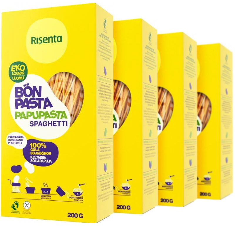 Luomu Papupasta Spaghetti 4kpl - 43% alennus
