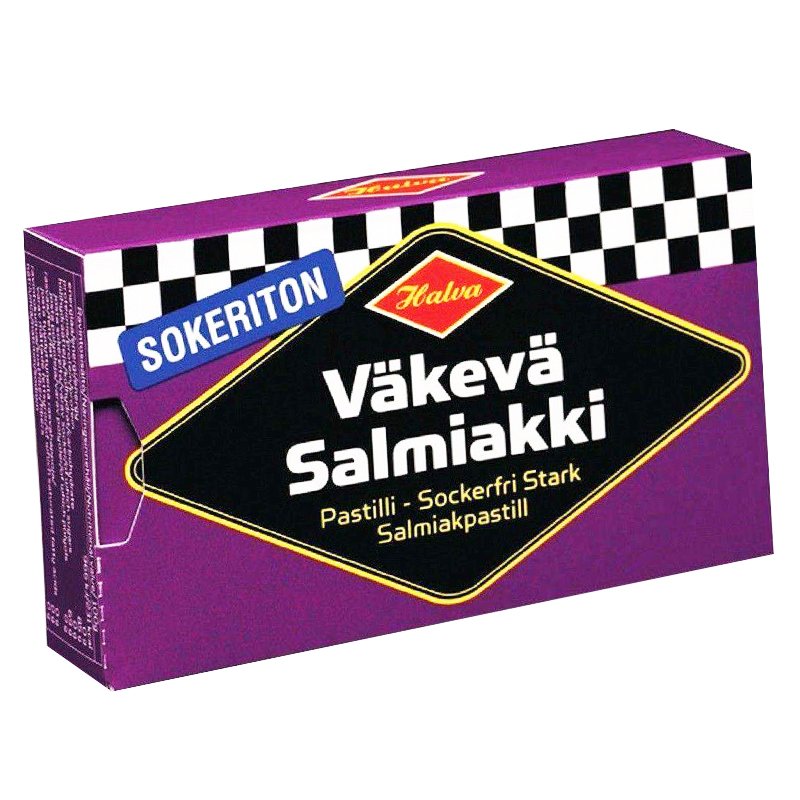 Sokeriton Väkevä Salmiakki - 10% alennus