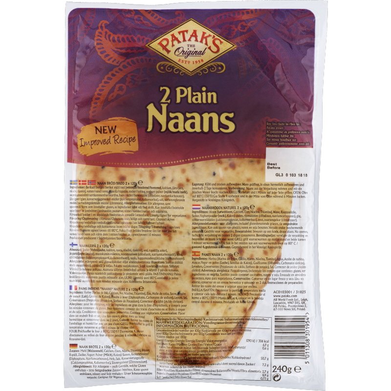 Naanleipä - 24% alennus