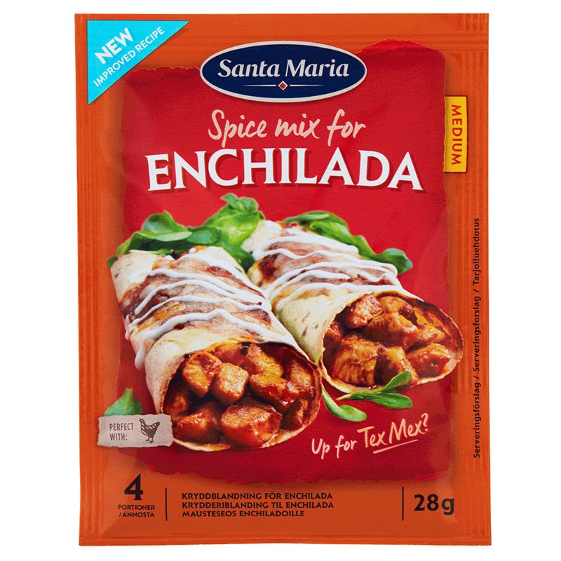 Mausteseos "Enchilada" 28g - 2% alennus