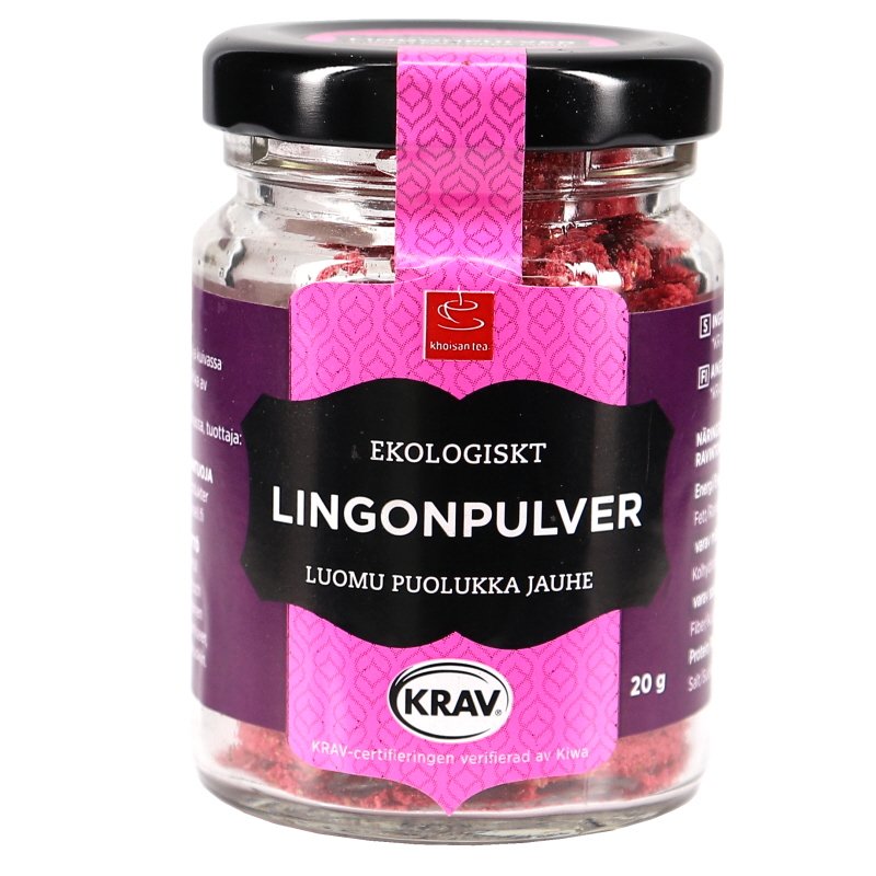 Luomu Puolukka Jauhe - 33% alennus