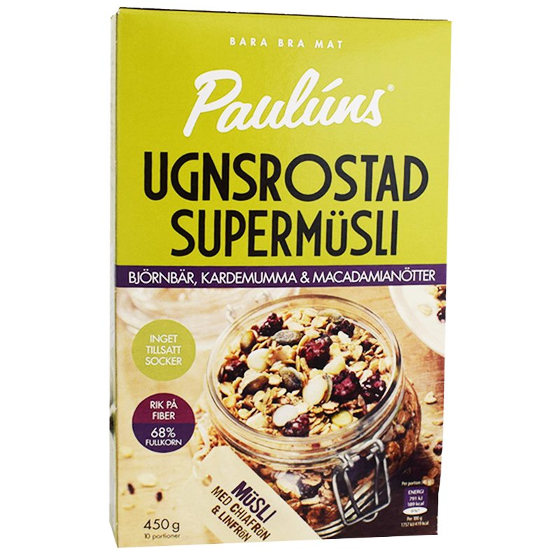 Paahdettu Mysli Karhunvatukka 450 g - 45% alennus